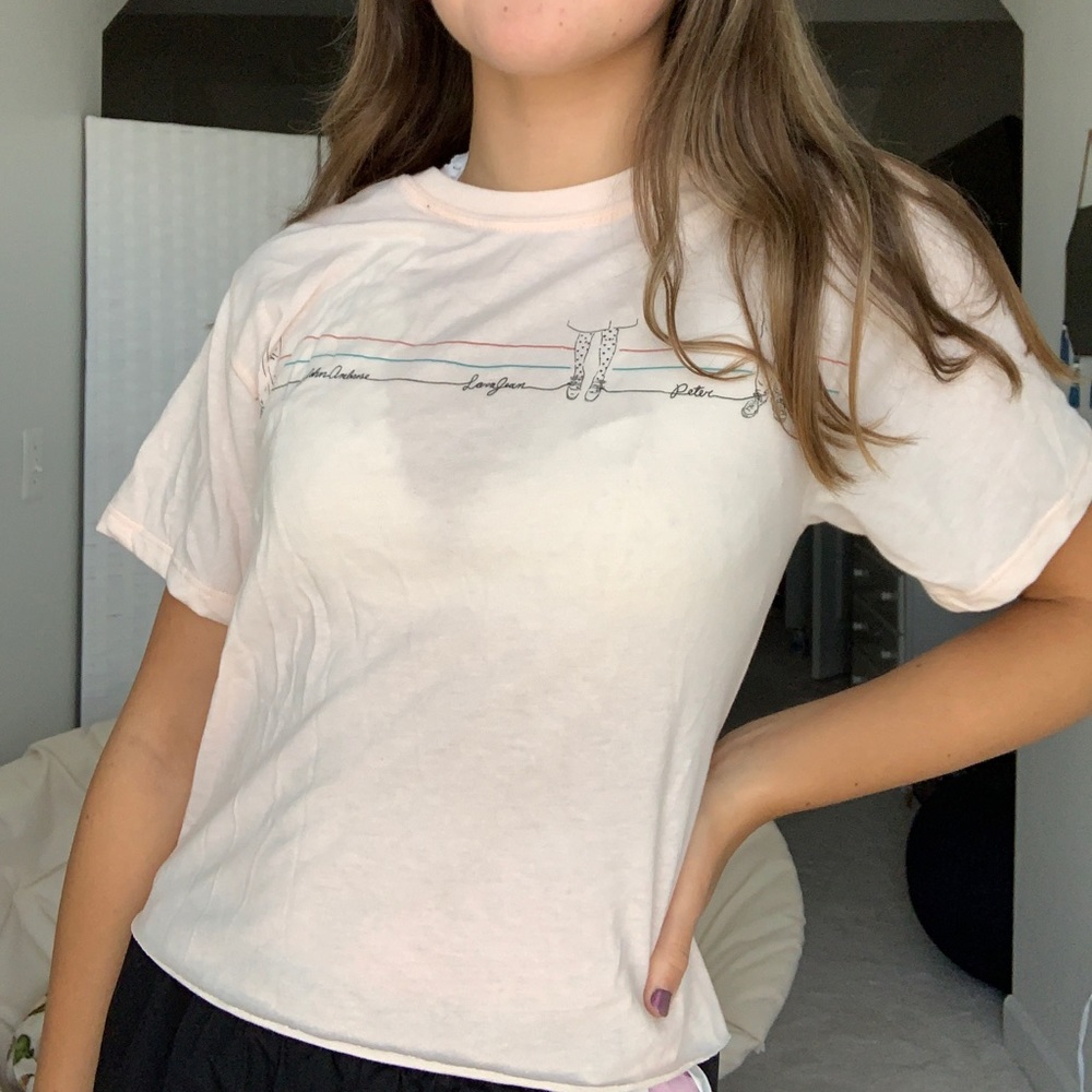 ~ tatbilb pink crop tee S